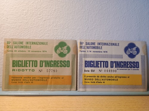 Biglietti ingresso 55 - 2, e