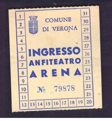 Biglietto comune verona - comune,