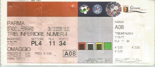 Biglietto stadio genoa - biglietto,