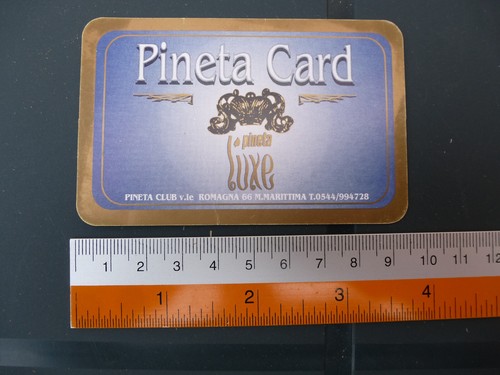 Discoteca pineta club - pineta, card