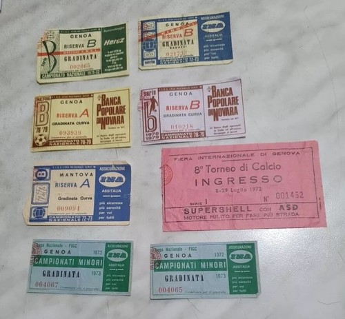 Lotto biglietti stadio vari - biglietti,