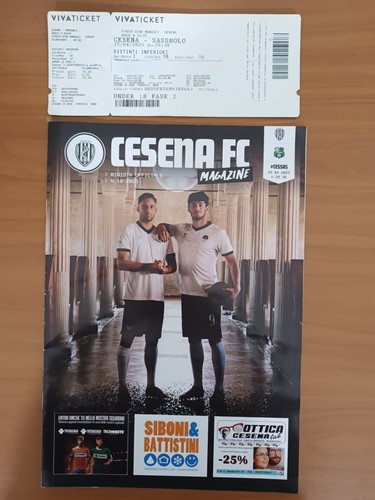 Biglietto calcio stadio cesena - biglietto,