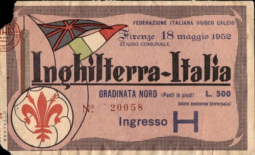 Biglietto stadio originale - biglietto,