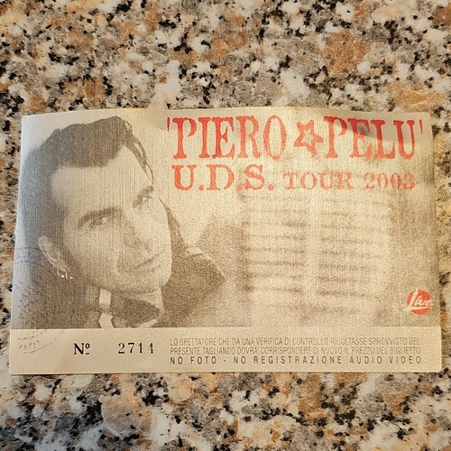 Piero pelù biglietto concerto - pelù,