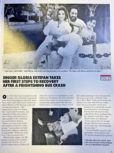 Cantante gloria estefan 1990 - cantante,