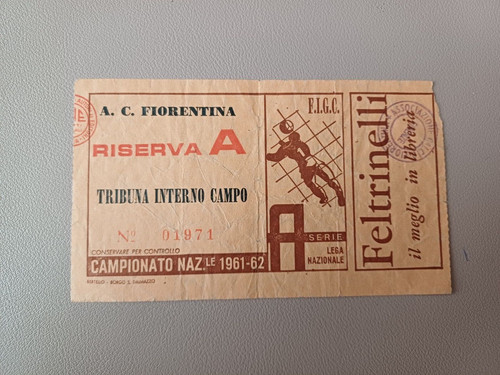 Biglietto calcio fiorentina - calcio,