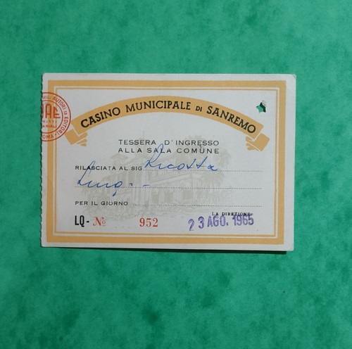 Biglietto ingresso per la - d'ingresso,