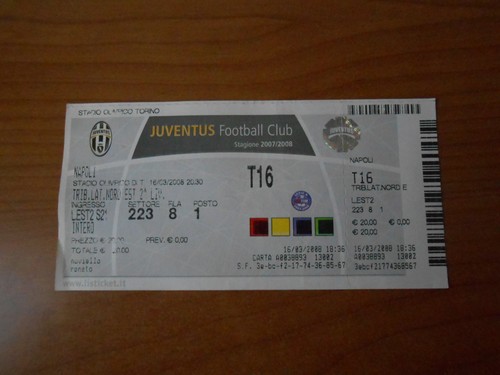 Biglietto stadio - biglietto,