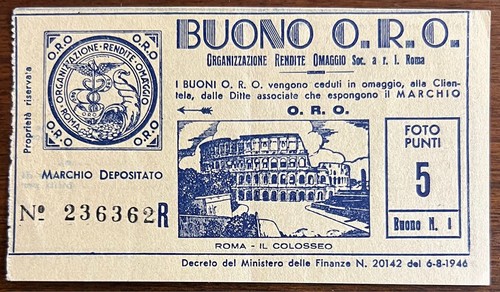 Biglietto buono - biglietto, "buono