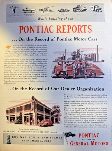 Pubblicità pontiac seconda - pubblicità,
