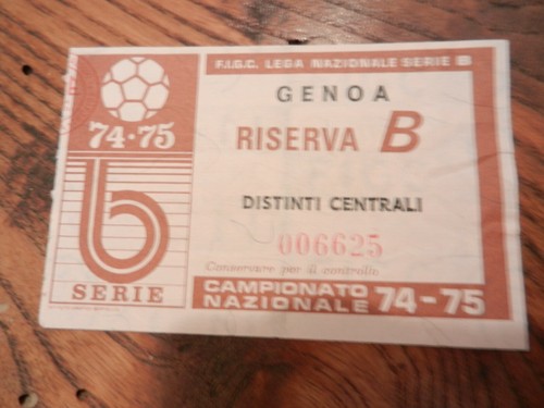 Genoa biglietto stadio - 14),