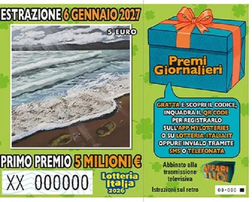 Biglietti lotteria italia 2026 - biglietti,