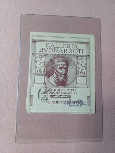 Biglietto ingresso galleria - ingresso,