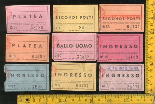 Biglietto teatro cinema - teatro, lotto