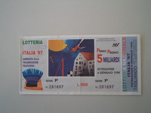 Biglietto della lotteria - biglietto,