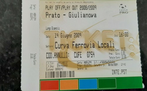 Biglietto stadio ticket - biglietto,
