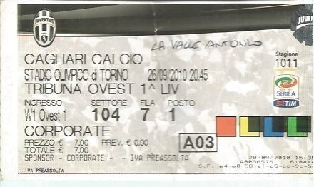 Biglietto stadio juventus - biglietto,
