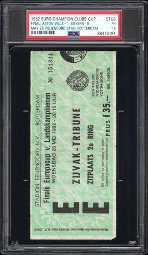 Biglietto 1982 aston villa - biglietto,