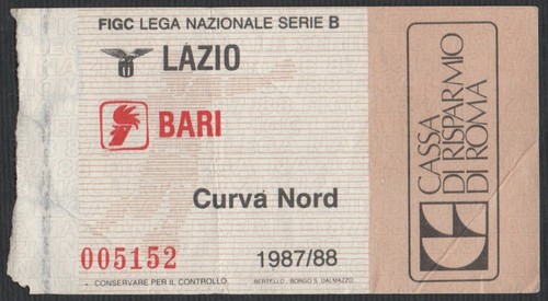 Biglietto stadio ticket - ticket, lazio