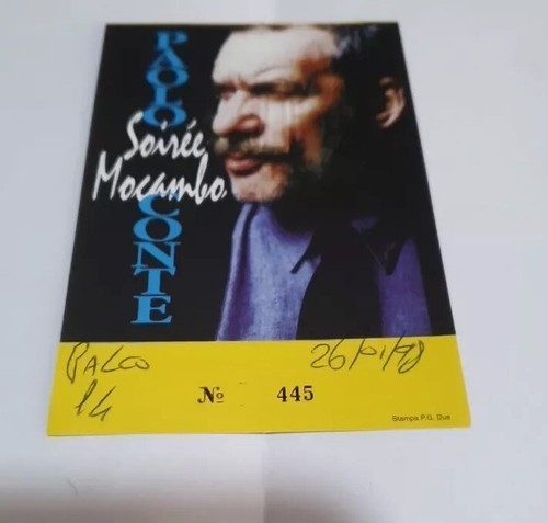 Biglietto concerto paolo - biglietto,