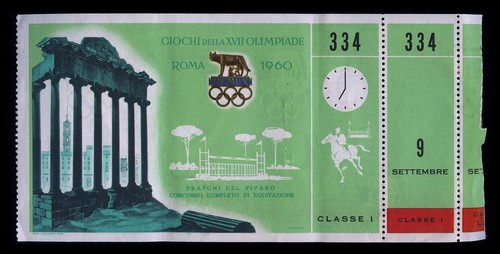 Biglietto giochi della xvii - biglietto,