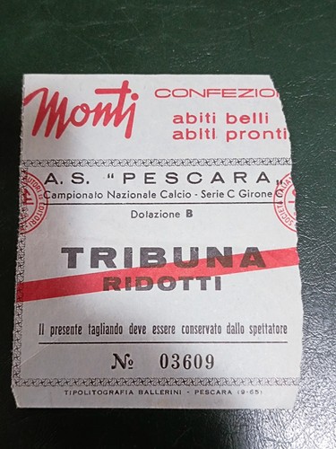 Biglietto pescara serie - pescara,