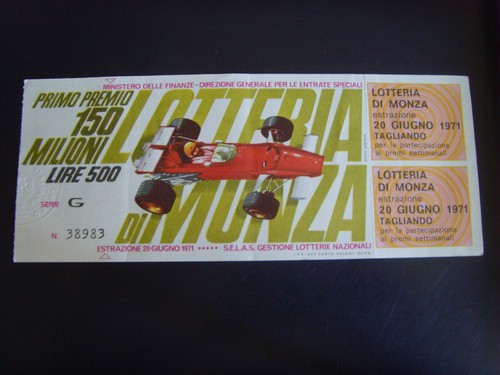 Biglietto lotteria monza - lotteria,