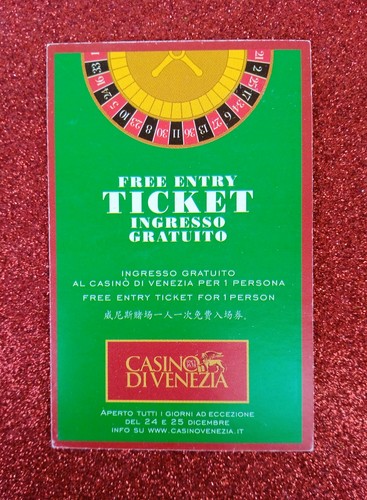 Biglietto ingresso gratuito - biglietto,