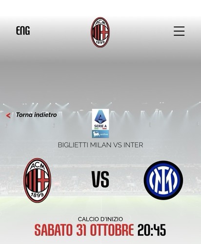 Biglietti milan inter - milan, 31