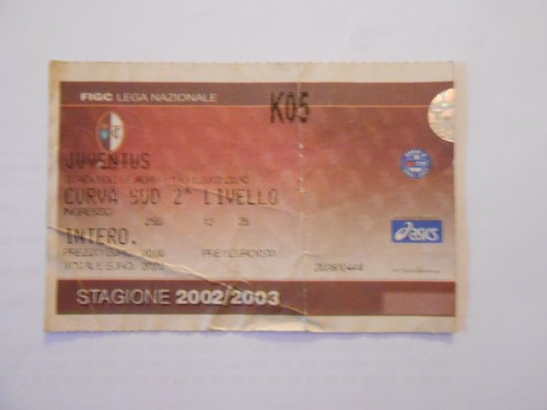 Biglietto stadio - biglietto,