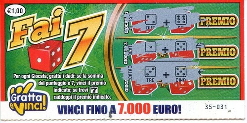 Lotterie gratta vinci fai - lotterie, e