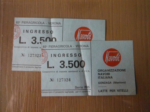 Lotto due biglietti ingresso - lotto,