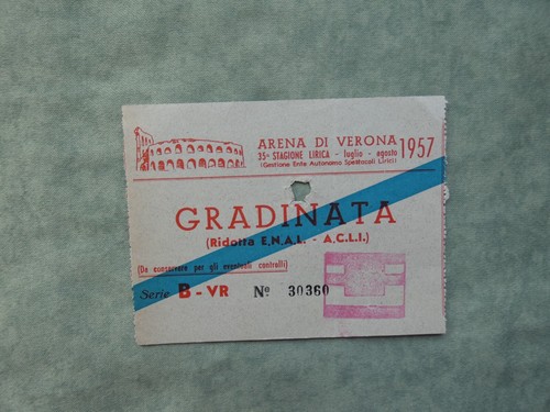 Biglietto arena verona - arena, di