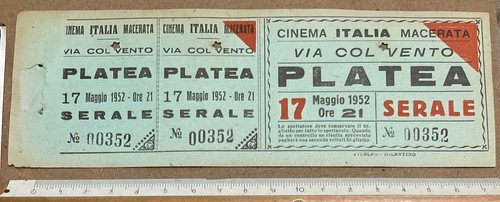 Biglietto cinema italia - biglietto,