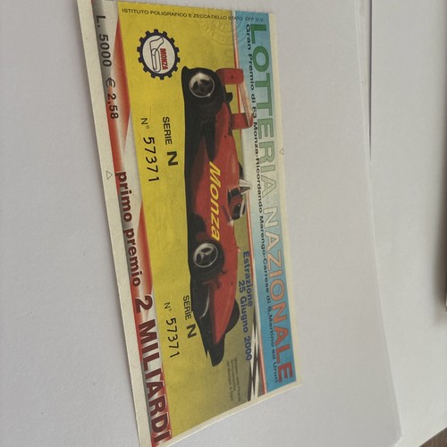 Biglietto lotteria nazionale - biglietto,