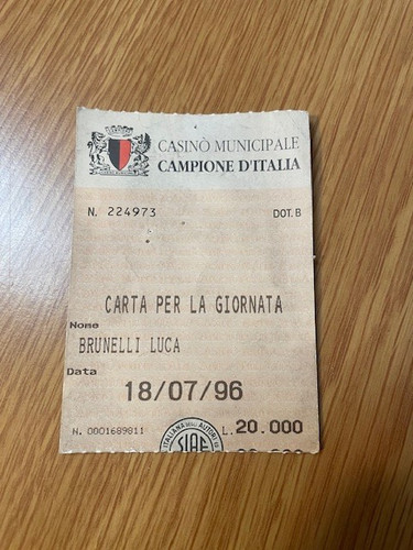 Biglietto ticket ingresso - ticket,