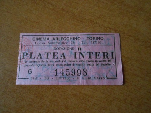 Biglietto cinema arlecchino - biglietto,