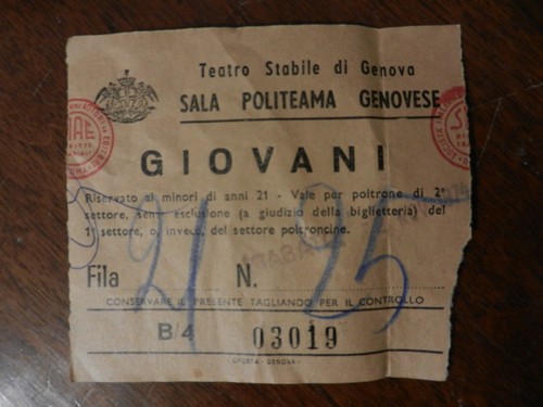 20133 genova teatro - 20133), stabile