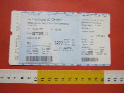 Used tickets biglietto - tickets,