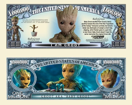 Baby groot biglietto - baby, million