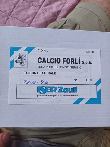 Biglietto calcio forli arezzo - biglietto,