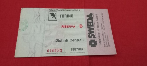 Biglietto riserva torino - riserva, b