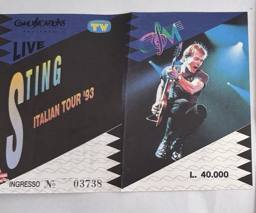 Biglietto concerto sting - sting,